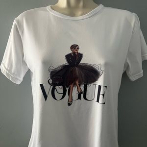 White size medium Vogue Shirt